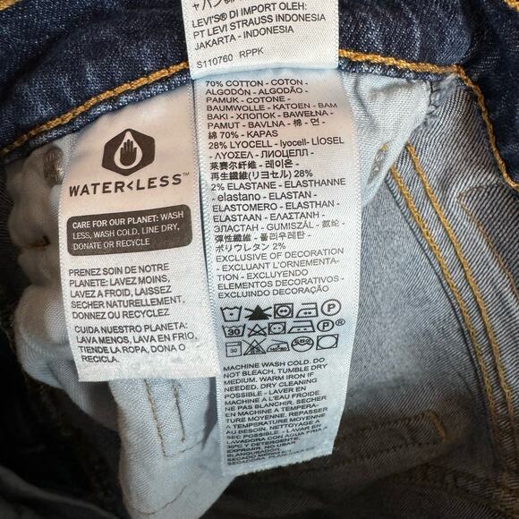 Levi Strauss & Co 510 Medium Wash Skinny Fit Jeans Size 27x30 - Picture 6 of 6